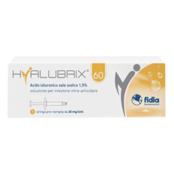 Fidia Hyalubrix 60 Mg Sir Acido Ialuronico 4ml - HYALONE